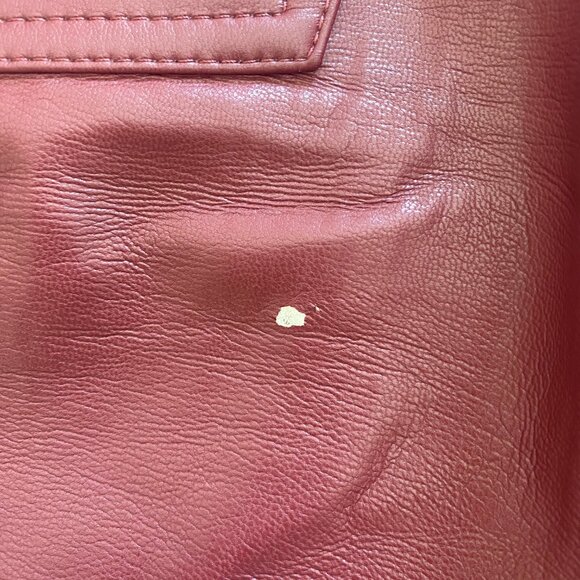 Wilfred Melina Red Faux Leather Pants — Size 29 - Picture 4 of 4